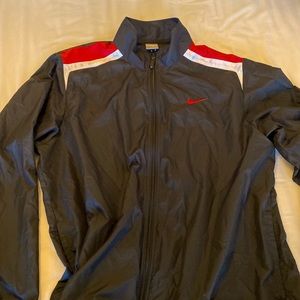 Nike men’s black zip up jacket.
